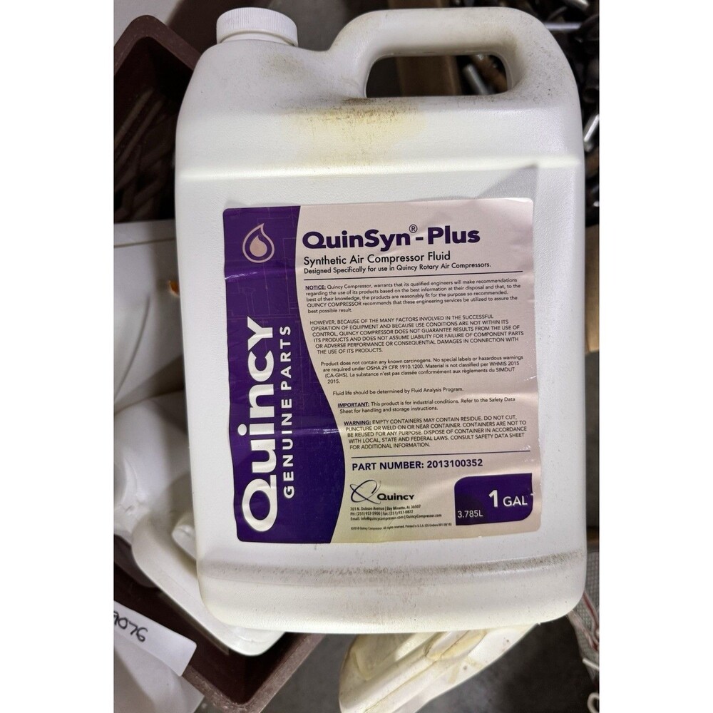 QuinSyn-Plus Synthetic Air Compressor Fluid 1 Gallon ISO 46 2013100352